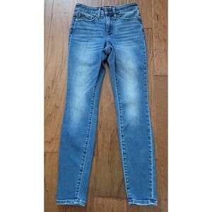 Athleta‎ Sculptek Skinny Blue Wash Jeans Women's Size 0/P Stretch Size 25x27